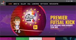 Desktop Screenshot of premierfutsal.com